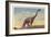 Brontosaurus, Dinosaur Park, Rapid City, South Dakota-null-Framed Premium Giclee Print