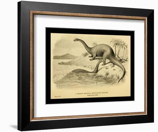 Brontosaurus Excelsus-Joseph Smit-Framed Premium Giclee Print