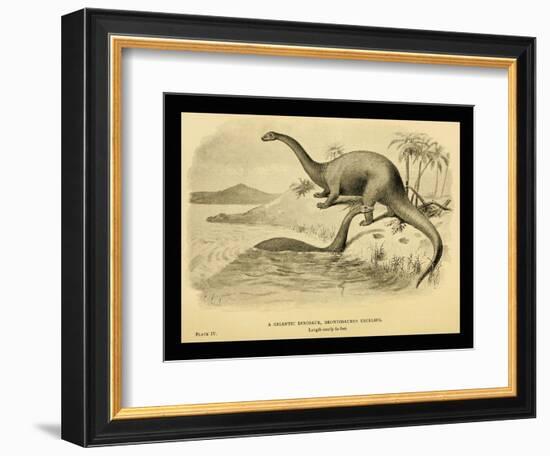Brontosaurus Excelsus-Joseph Smit-Framed Premium Giclee Print