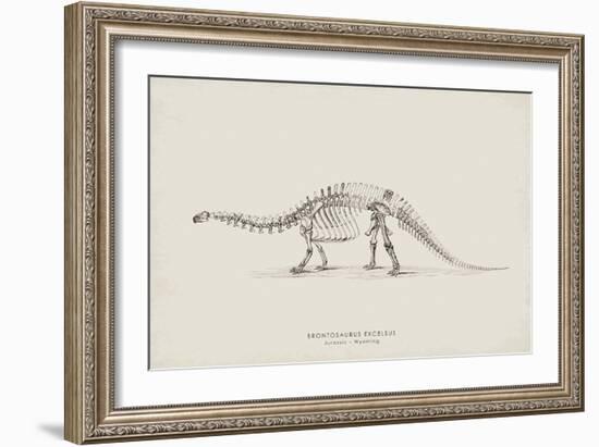 Brontosaurus-The Vintage Collection-Framed Giclee Print