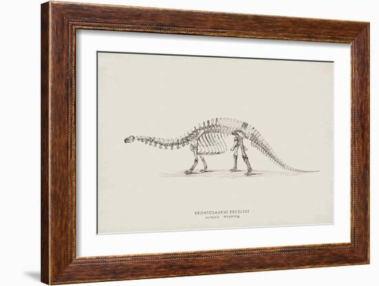 Brontosaurus-The Vintage Collection-Framed Giclee Print
