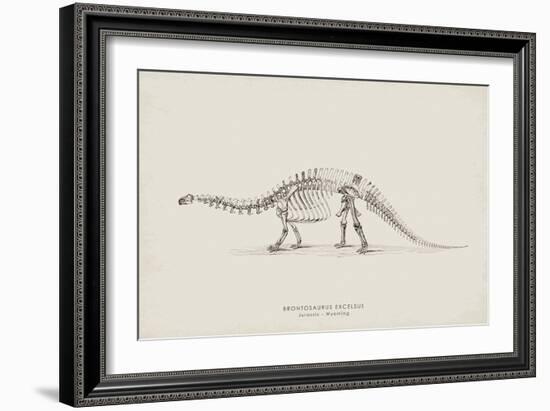 Brontosaurus-The Vintage Collection-Framed Giclee Print