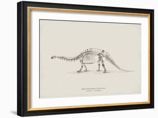 Brontosaurus-The Vintage Collection-Framed Giclee Print