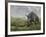 Brontotherium Wander the Lush Late Eocene Landscape-Stocktrek Images-Framed Photographic Print