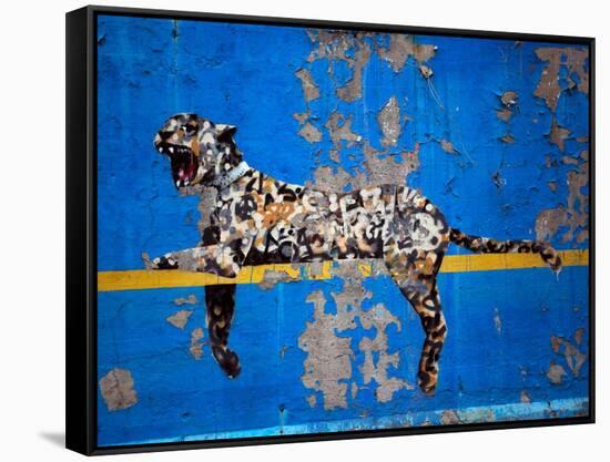 Bronx Zoo-Banksy-Framed Premier Image Canvas