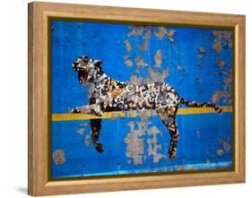 Bronx Zoo-Banksy-Framed Premier Image Canvas