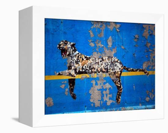 Bronx Zoo-Banksy-Framed Premier Image Canvas