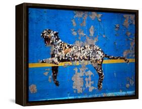 Bronx Zoo-Banksy-Framed Premier Image Canvas