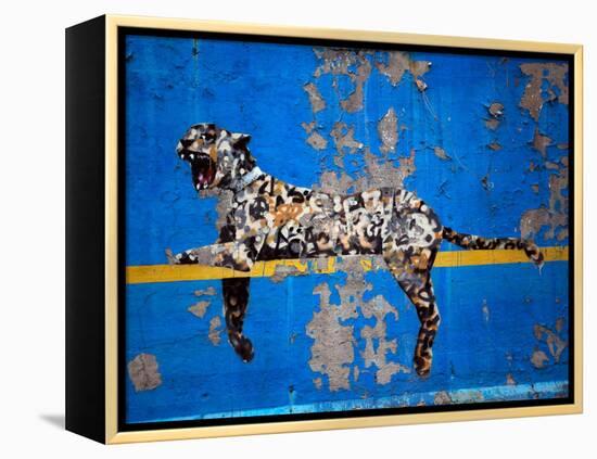 Bronx Zoo-Banksy-Framed Premier Image Canvas