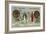 Bronze 5 Centimes Piece of the French Colonies, 1841-null-Framed Giclee Print