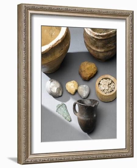 Bronze Age Burial Goods, 2600-1600 BC-null-Framed Premium Giclee Print