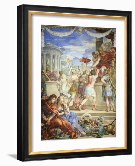 Bronze Age, Detail from Four Ages of Man, 1637-1641-Pietro da Cortona-Framed Giclee Print