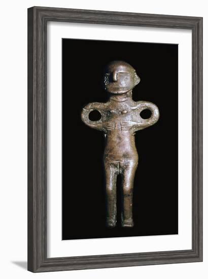 Bronze-age figure from Denmark, 9th century BC. Artist: Unknown-Unknown-Framed Giclee Print