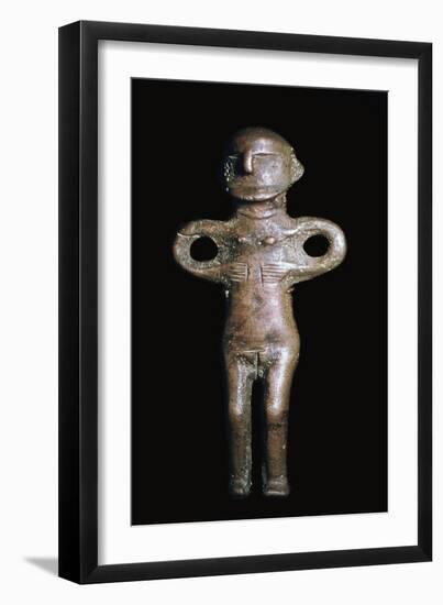 Bronze-age figure from Denmark, 9th century BC. Artist: Unknown-Unknown-Framed Giclee Print