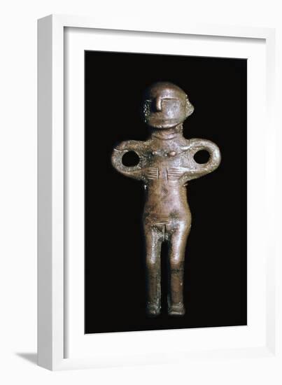 Bronze-age figure from Denmark, 9th century BC. Artist: Unknown-Unknown-Framed Giclee Print