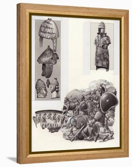 Bronze Age Greek Armour-Pat Nicolle-Framed Premier Image Canvas