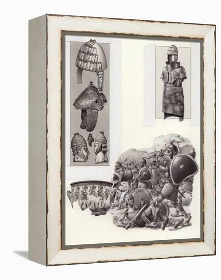 Bronze Age Greek Armour-Pat Nicolle-Framed Premier Image Canvas