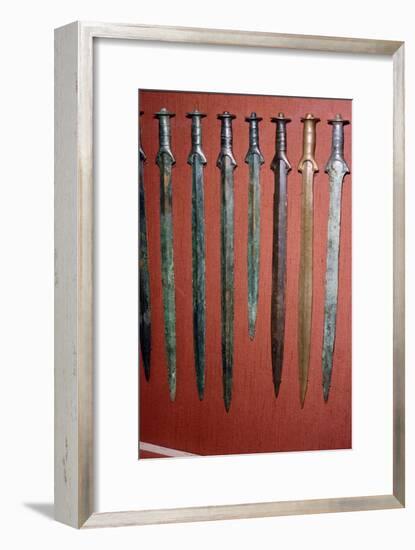 Bronze Age Swords from Bavaria, South Germany 12th-8th century BC-Unknown-Framed Giclee Print