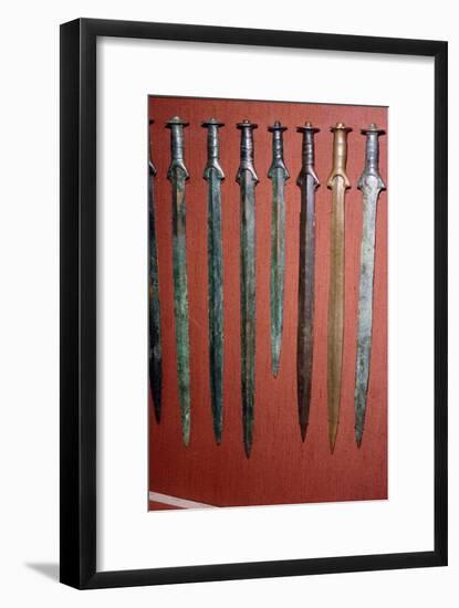 Bronze Age Swords from Bavaria, South Germany 12th-8th century BC-Unknown-Framed Giclee Print