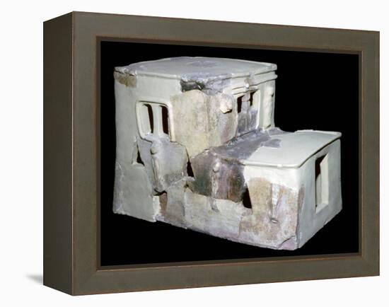 Bronze Age Syrian model of a house. Artist: Unknown-Unknown-Framed Premier Image Canvas