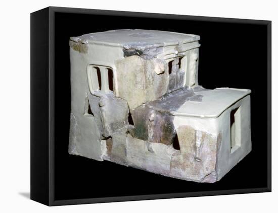 Bronze Age Syrian model of a house. Artist: Unknown-Unknown-Framed Premier Image Canvas