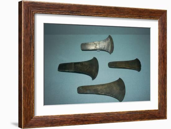 Bronze Axe, Bronze Age, Yorkshire, c1800BC-1600 BC.-Unknown-Framed Giclee Print