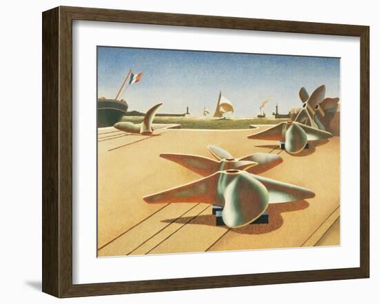 Bronze Ballet-Edward Wadsworth-Framed Giclee Print