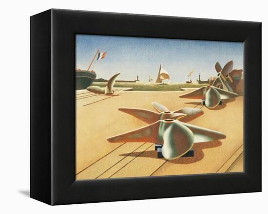 Bronze Ballet-Edward Wadsworth-Framed Premier Image Canvas