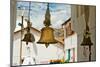 Bronze Bells in Front of Buddhist Temple. India-Perfect Lazybones-Mounted Photographic Print