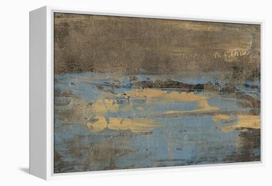 Bronze & Blue II-Lila Bramma-Framed Stretched Canvas