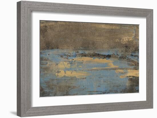 Bronze & Blue II-Lila Bramma-Framed Art Print