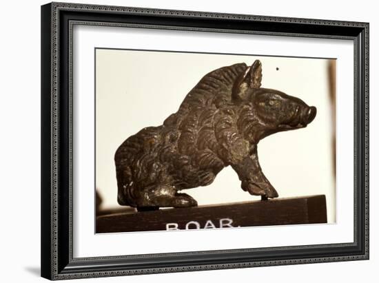 Bronze Boar found at Colchester, Essex, Roman Period, c2nd-3rd century-Unknown-Framed Giclee Print