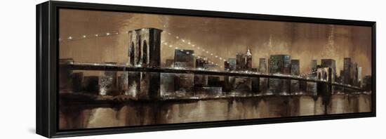 Bronze Brooklyn-Sunny-Framed Stretched Canvas