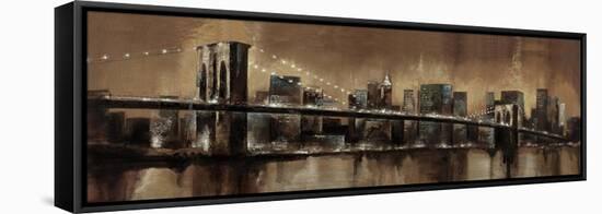 Bronze Brooklyn-Sunny-Framed Stretched Canvas