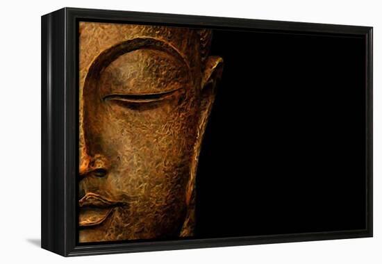 Bronze Budda-Whoartnow-Framed Premier Image Canvas