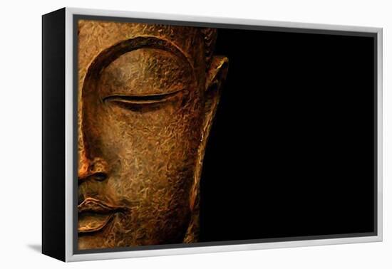 Bronze Budda-Whoartnow-Framed Premier Image Canvas