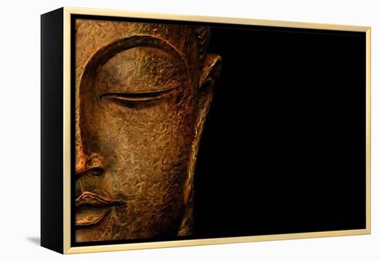 Bronze Budda-Whoartnow-Framed Premier Image Canvas