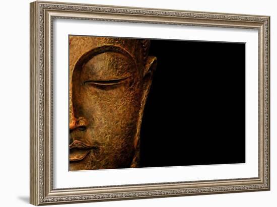 Bronze Budda-Whoartnow-Framed Giclee Print