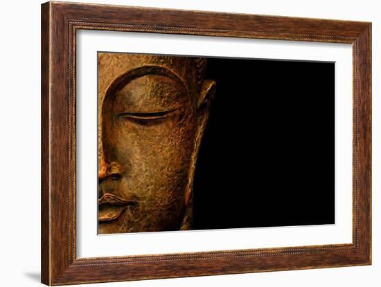 Bronze Budda-Whoartnow-Framed Giclee Print