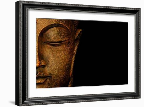 Bronze Budda-Whoartnow-Framed Giclee Print