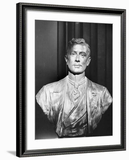 Bronze Bust of Charles Rolls-null-Framed Photographic Print