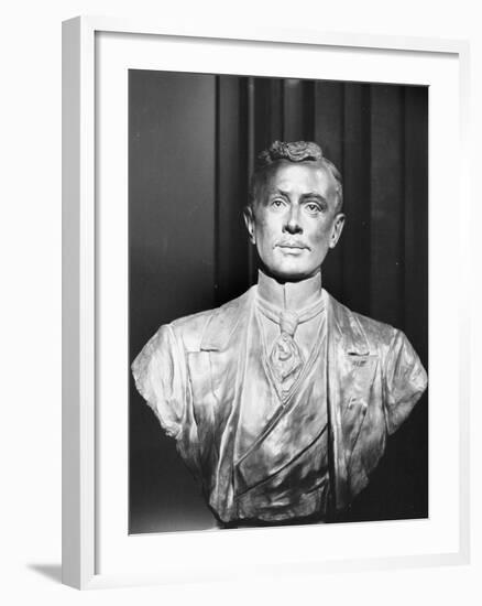 Bronze Bust of Charles Rolls-null-Framed Photographic Print