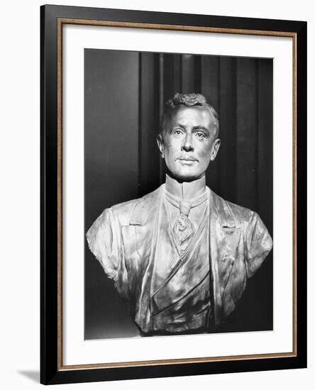 Bronze Bust of Charles Rolls-null-Framed Photographic Print