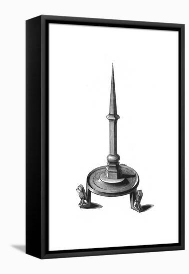 Bronze Candlestick, Late 13th-Early 14th Century-Henry Shaw-Framed Premier Image Canvas