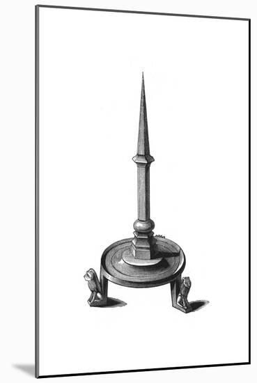 Bronze Candlestick, Late 13th-Early 14th Century-Henry Shaw-Mounted Premium Giclee Print