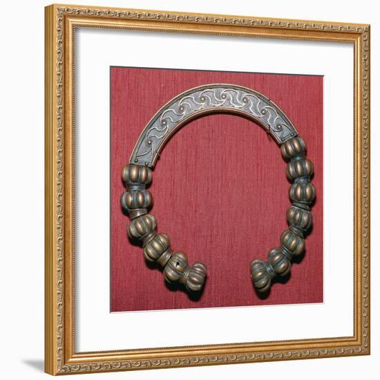 Bronze Celtic torc, 1st century-Unknown-Framed Giclee Print