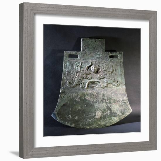 Bronze ceremonial axe, China, Han dynasty, 206 BC - 220 A-Werner Forman-Framed Photographic Print