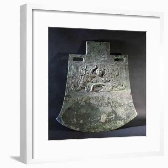 Bronze ceremonial axe, China, Han dynasty, 206 BC - 220 A-Werner Forman-Framed Photographic Print