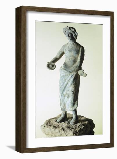 Bronze Depicting a Domestic God. Etruscan Civilization, 5th Century BC-null-Framed Giclee Print