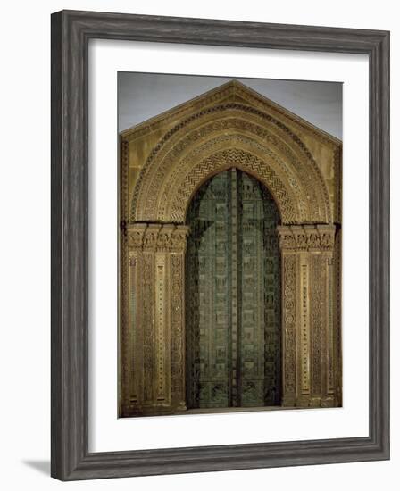 Bronze Door, 1185-1186-Bonanno Pisano-Framed Premium Giclee Print